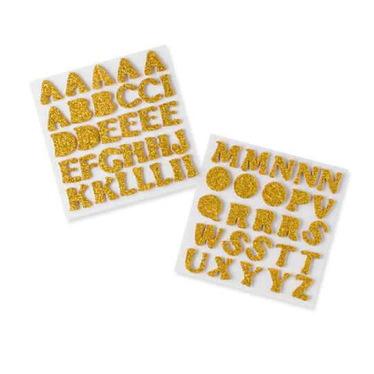 Glitter Alphabet Foam Stickers by Creatology®